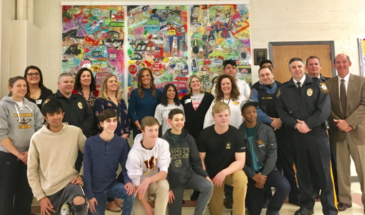Watchung Hills Regional High School Students Unveil “If it Saves Just One” Mural